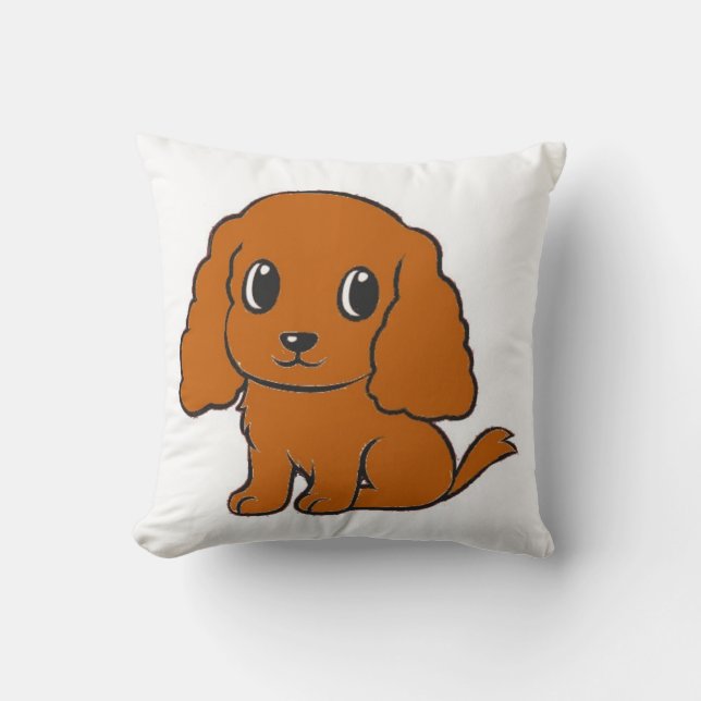 Cavalier kruby Cartoon Kissen (Vorderseite)