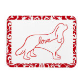 Cavalier Liebe Magnet (Horizontal)