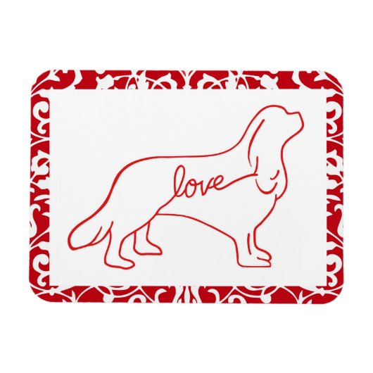 Cavalier Liebe Magnet (Horizontal)