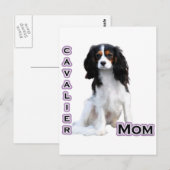 Cavalier Mama 4 Postkarte (Vorne/Hinten)