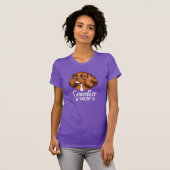 Cavalier Mama - Ruby Cavalier King Charles Spaniel T-Shirt (Vorne ganz)
