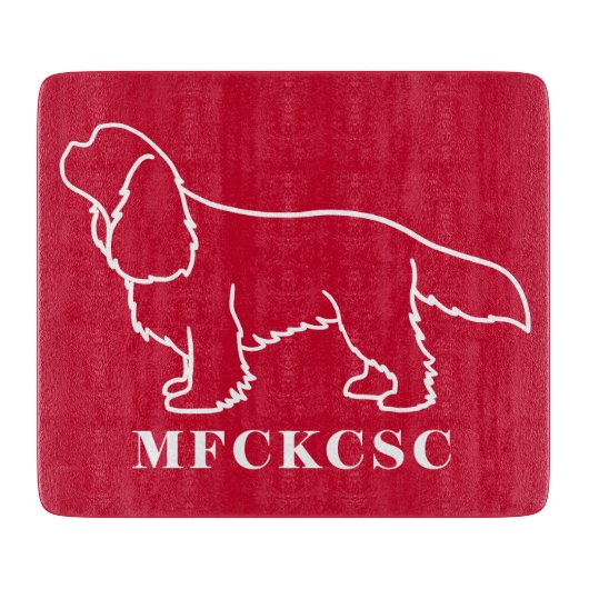 Cavalier MFCKCSC Schneidebrett (Vorderseite)
