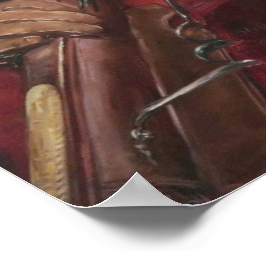 Cavalier mit Musket Poster (Ecke)