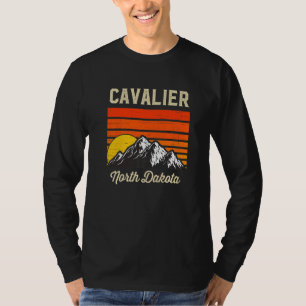 Cavalier North Dakota Retro City Staat Vintag USA T-Shirt