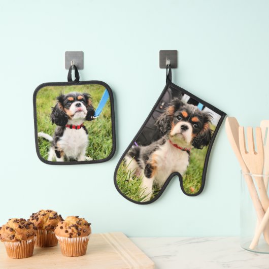 Cavalier Ofenhandschuh & Topflappen-Set (Insitu (Hängend))