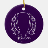 Cavalier Ornament (Paw Prints) (Vorne)