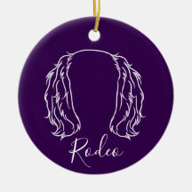 Cavalier Ornament (Paw Prints)