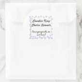 Cavalier Pawprints Sticker (Tasche)