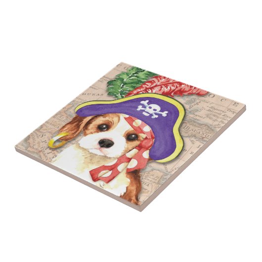 Cavalier Pirate Fliese (Seite)