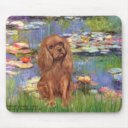 Cavalier (Ruby7) - Lilien 2 Mousepad (Vorne)