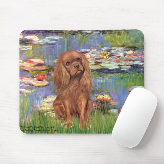 Cavalier (Ruby7) - Lilies 2 Mousepad (Mit Mouse)