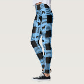 Cavalier Silhouette und Gingham Kariert Leggings (Links)