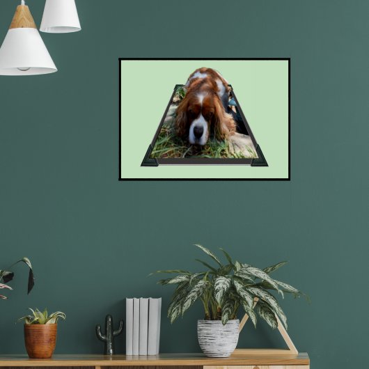 Cavalier Sooky Face Spaniel, Poster (Wohnzimmer 1)