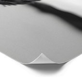 Cavalier Spaniel Bathroom Print, Funny Dog Toilet Poster (Ecke)