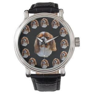 Cavalier Spaniel Dog Face Pattern Armbanduhr