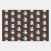 Cavalier Spaniel Dog Pattern Weihnachten Geschenkpapier Set (Vorderseite 3)