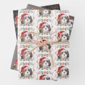 Cavalier Spaniel Dog Pattern Weihnachten Geschenkpapier Set (Beispiel)