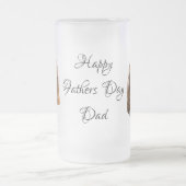 Cavalier Spaniel Fathers Day Mattglas Bierglas (Mittel)