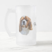 Cavalier Spaniel Fathers Day Mattglas Bierglas (Links)
