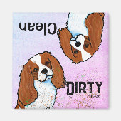 Cavalier Spaniel Geschirrspüler Magnet (Vorne)