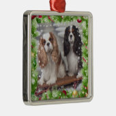 Cavalier Spaniel Holiday Premium Ornament (Rechts)