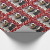 Cavalier Spaniel Holiday Wrapping Paper Geschenkpapier (Ecke)