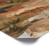 Cavalier Spaniel Impressionistische Landschaft Poster (Ecke)
