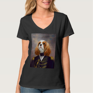 Cavalier Spaniel King Hund Renaissance Haustierpor T-Shirt