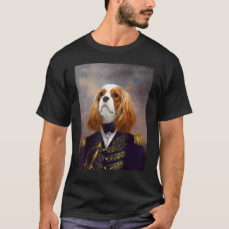 Cavalier Spaniel King Hund Renaissance Haustierpor T-Shirt