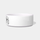 Cavalier Spaniel Line Art personalized bowl Napf (Rechts)