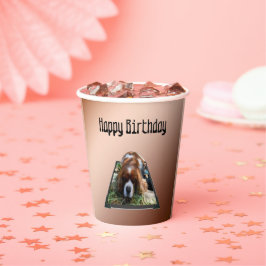 Cavalier Spaniel Popout Art, Pappbecher