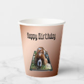 Cavalier Spaniel Popout Art,  Pappbecher (Vorderseite)