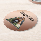 Cavalier Spaniel Popout Art, Untersetzer (angewinkelt)