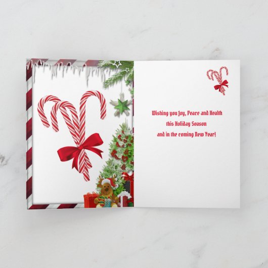 Cavalier Spaniel Puppy Christmas Card Karte (Innenseite)