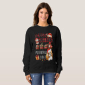 Cavalier Spaniel Sehr geehrter Santa My Buddy hat Sweatshirt (Vorne ganz)