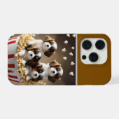 Cavalier Spaniel Welpen in Popcorn, iPhone Hülle (Rückseite (Horizontal))
