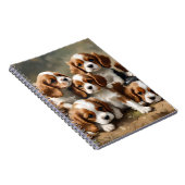 Cavalier Spaniel Welpen sind einfach zu schätzen, Notizblock (Rechte Seite)