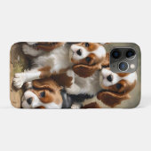 Cavalier Spaniel Welpen sind so Niedlich, Case-Mate iPhone Hülle (Rückseite (Horizontal))