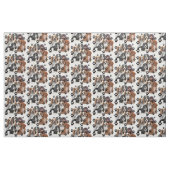 Cavalier Spaniels Gruppenporträt Stoff (Fat Quarter (45,7 x 55,9 cm))