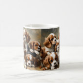 Cavalier Spanier Welpen nur zu Niedlich, Kaffeetasse (Mittel)
