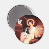 Cavalier (Tri5) - Sitzender Engel Magnet (Vorderseite/Rückseite)