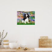 Cavalier (Tri Colored 5) - Lilies 2 Poster (Küche)