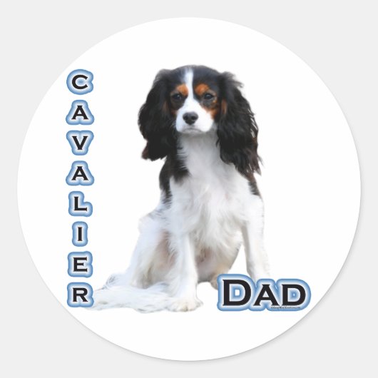 Cavalier Vater 4 - Aufkleber (Vorderseite)