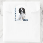 Cavalier Vater 4 - Aufkleber (Tasche)