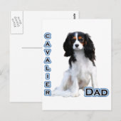 Cavalier Vater 4 Postkarte (Vorne/Hinten)