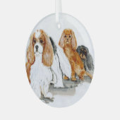 Cavalier von Hevener Ornament Aus Glas (Vorderseite links)