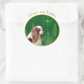 Cavalier Weltfrieden Runder Aufkleber (Tasche)