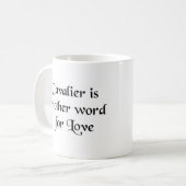 Cavalier Wort Kaffee Tasse (Vorderseite Links)