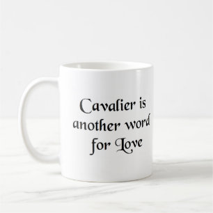 Cavalier Wort Kaffee Tasse