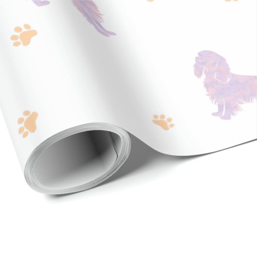Cavalier Wrapping Paper – Minimal Lavender Gift Geschenkpapier (Rolleneckpunkt)